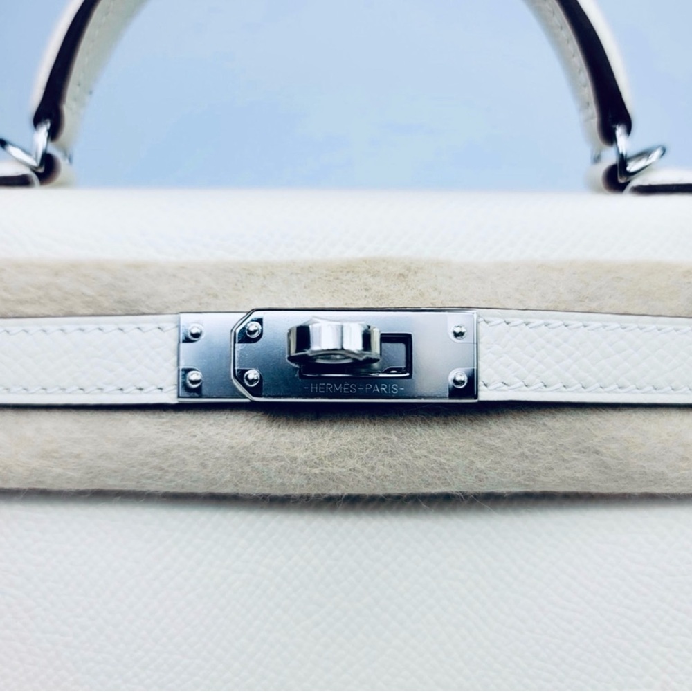 Hermes Kelly Mini Craie Epsom - Picture 5 of 11